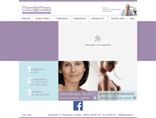 Tablet Screenshot of beautyderm.es